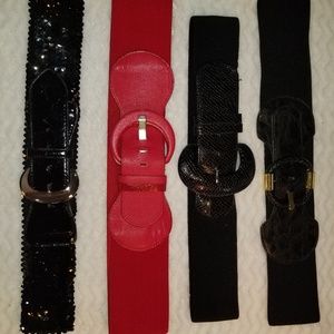 4 Torrid Belts Size 2x and 1x